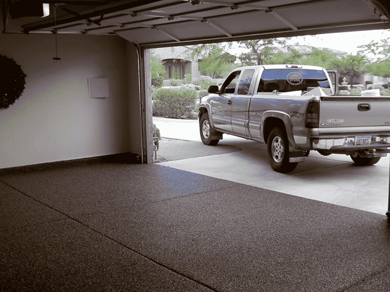 Professional garage floor coating project example 3