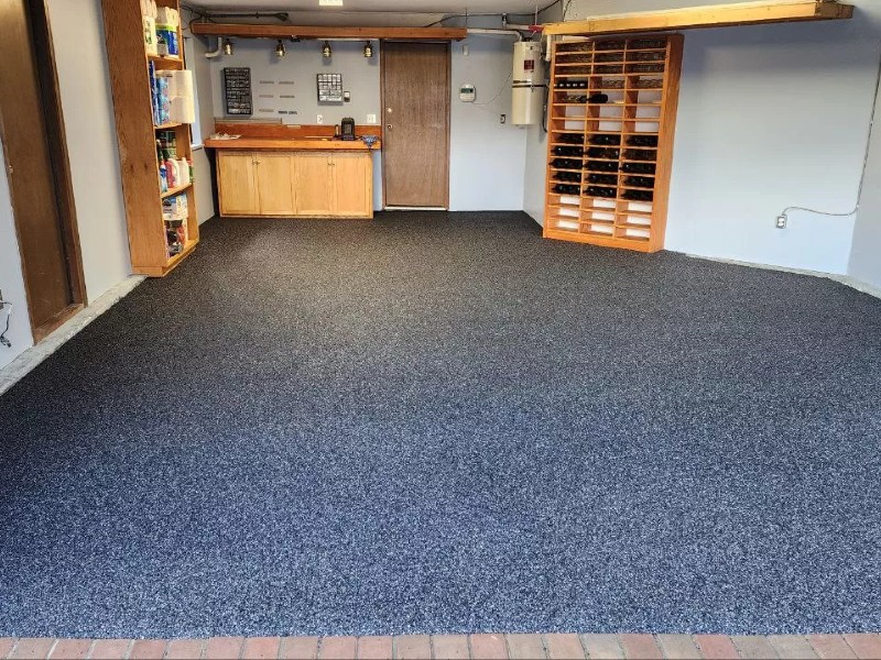 Professional garage floor coating project example 4