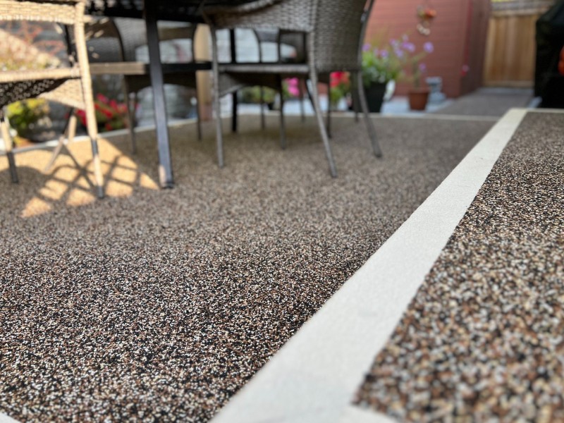 Professional Patio Resurfacing by licensed contractor Rubber Stone Omaha