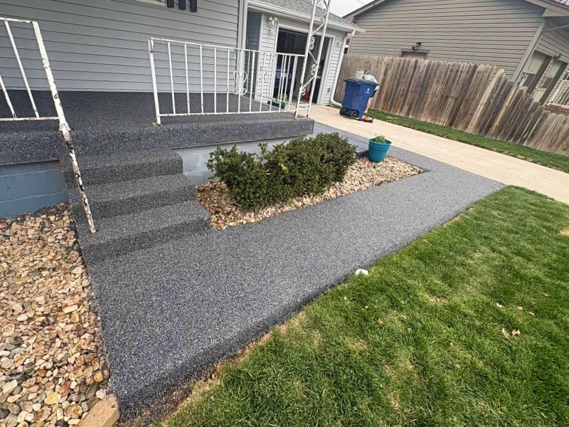 Professional patio resurfacing project example 2